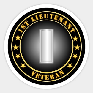 Army - 1st Lieutenant Veteran Sticker